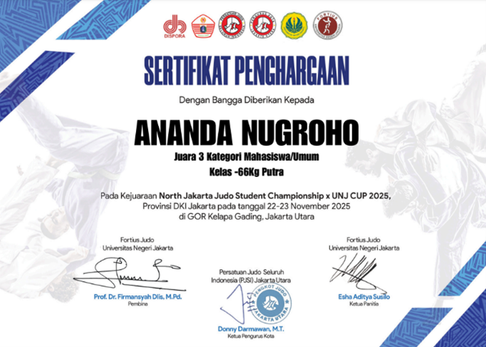 North Jakarta Judo Student Championship x UNJ CUP 2025.